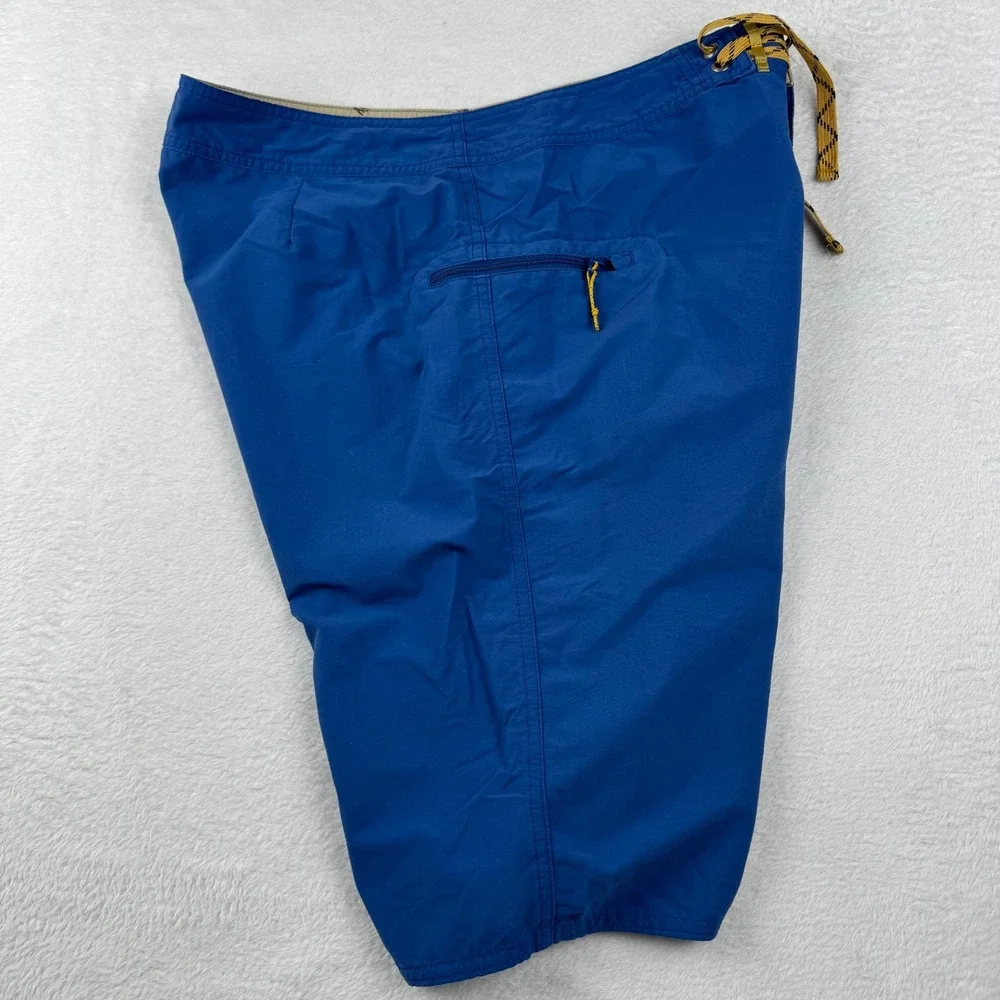 Patagonia Board Shorts Mens 32 Blue Wavefarer Quick Dry Stretch Luxury